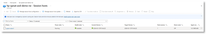 Validación comportamiento